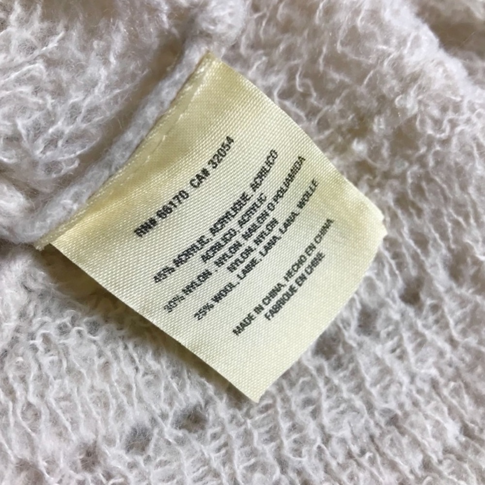 Anthropologie Angel of the North Cream Knit Sweater Vest - Picture 6 of 6